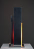 Sculptural mid-century-modern aluminium table lamp a masterpiece of Italian design - Lighting
