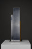 Sculptural mid-century-modern aluminium table lamp a masterpiece of Italian design - Lighting