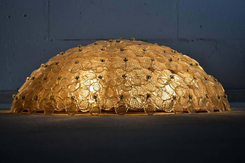 Seguso Murano Flower Ceiling Lamp - Lighting