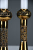 Set of Two Scandinavian Modern Pitsi”copper candlesticks by Pentti Sarpaneva for Turun Hopea Finland 1960s - Decor