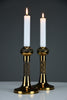 Set of Two Scandinavian Modern Pitsi”copper candlesticks by Pentti Sarpaneva for Turun Hopea Finland 1960s - Decor