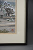 “Snowfall at Kawaradera”, Masao Ido original Japanese woodblock print 125/150 1987 - Art