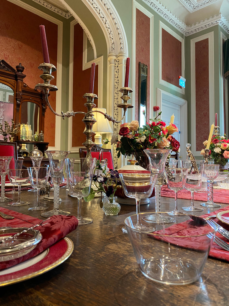Solid Brass and Red Velvet Chiavari Chair - Furniture