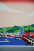 Sōsaku Hanga woodblock print Kobe Scenery by Yuzaburo Kawanishi 1971 - Art