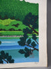 Sosaku hanga woodblock print “Ritsurin Garden II” by Masao Ido 1980 edition 59/120 - Art