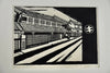 Sōsaku Hanga woodblock print ’Shibori no Machi II’ - Art