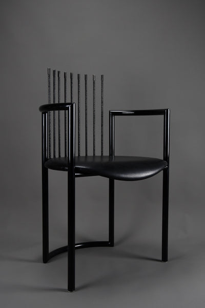 Striking avant garde postmodern armchair in the style of Shiro Kuramata - Furniture
