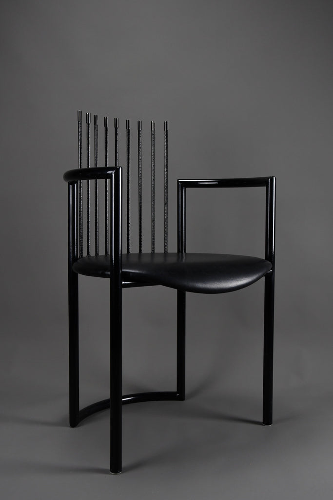 Striking avant garde postmodern armchair in the style of Shiro Kuramata - Furniture