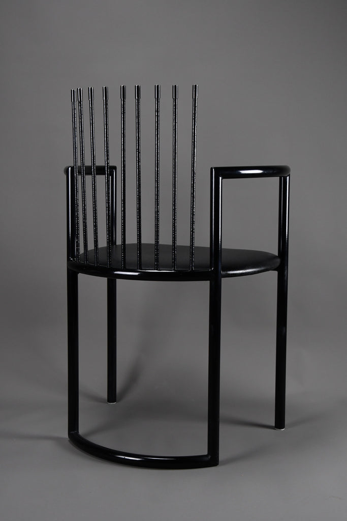Striking avant garde postmodern armchair in the style of Shiro Kuramata - Furniture