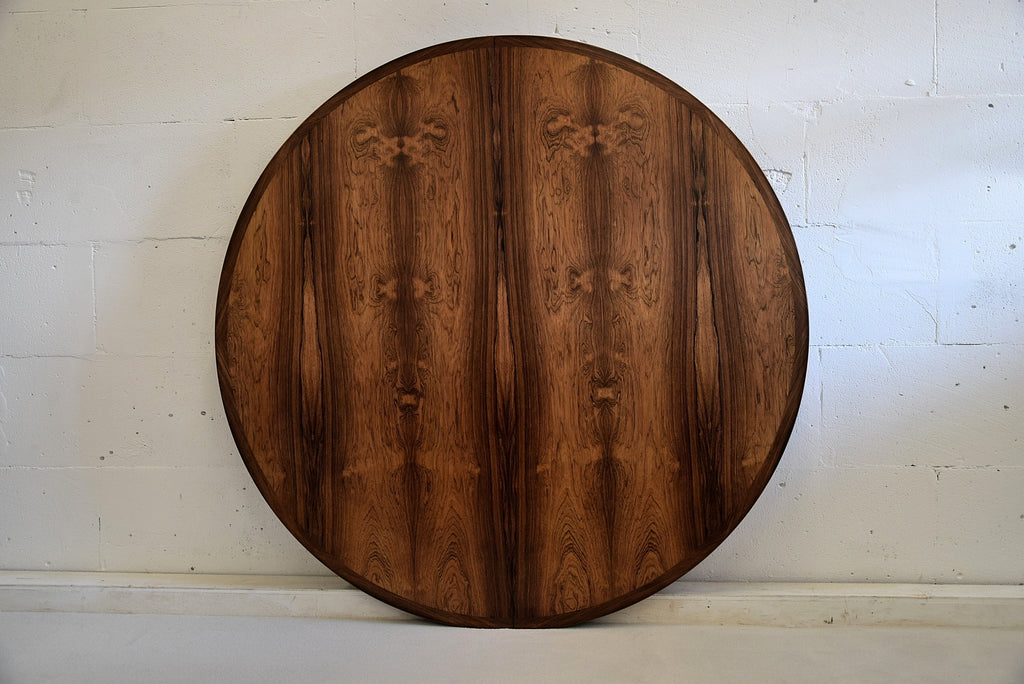 Stylish mid century Jatoba wood dining room set designed by Helge Sibast - Furniture