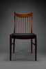 Stylish mid century Jatoba wood dining room set designed by Helge Sibast - Furniture