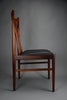 Stylish mid century Jatoba wood dining room set designed by Helge Sibast - Furniture