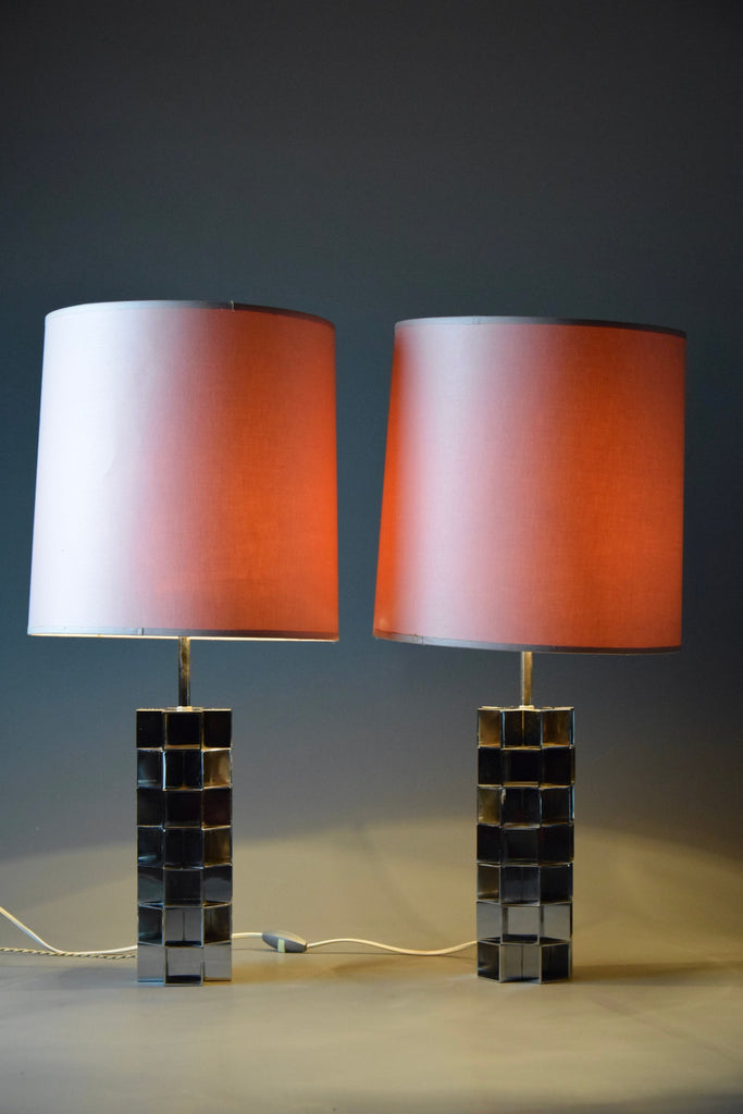 Stylish Pair of Hollywood Regency Table Lamps - Lighting