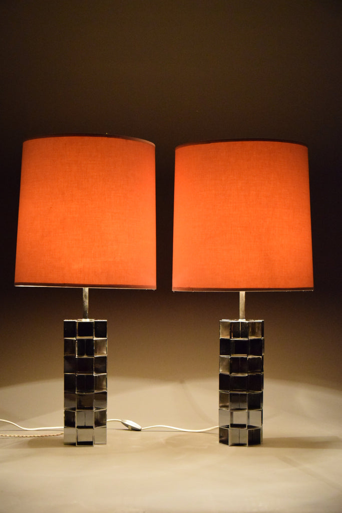 Stylish Pair of Hollywood Regency Table Lamps - Lighting