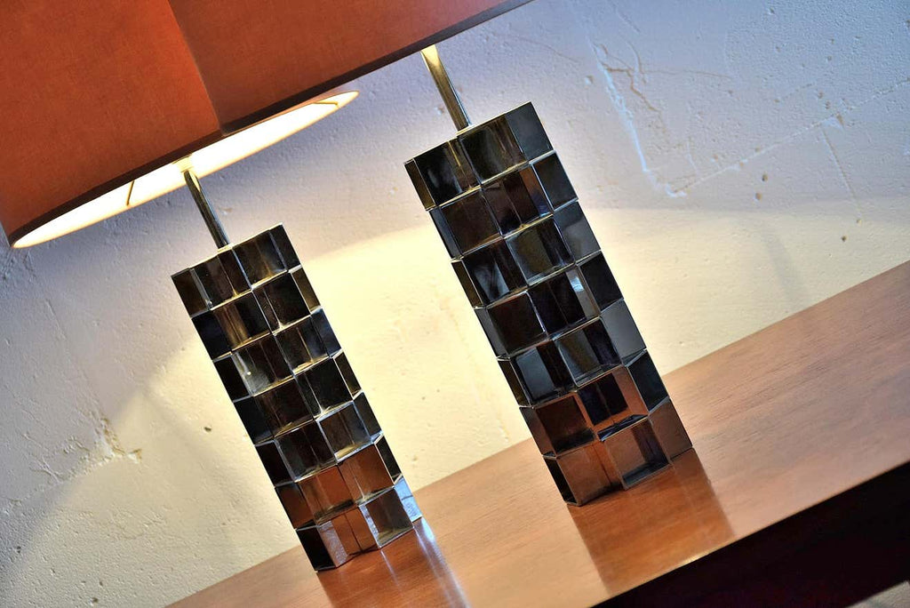 Stylish Pair of Hollywood Regency Table Lamps - Lighting