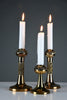 Three Scandinavian modern Pitsi copper candlesticks by Pentti Sarpaneva for Turun Hopea Finland - Candleholder
