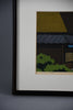 Torii Moto (at the Shrine gate), Masao Ido 1986 - Japanese woodblock print - Art