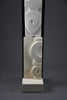 “Trova Tempo” by Alberto Cabiddu monumental modernist totem in Pietra di Vicenza 1997 - Art
