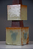 Unique 1960s sculptural ceramic table lamp with custom shade - Lighting