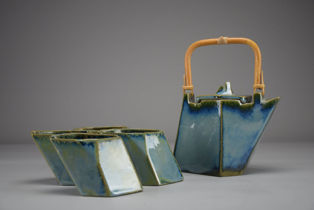 Unique Avant-garde 1990 Ceramic Tea Set - Tea Set