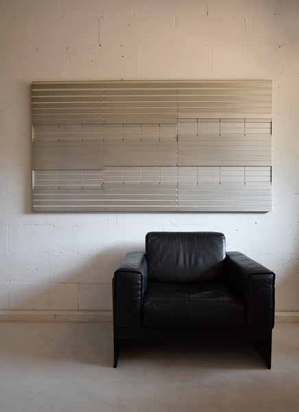 Unique Big Aluminium 1970 Wall Sculpture by Salvatore Messina - Decor
