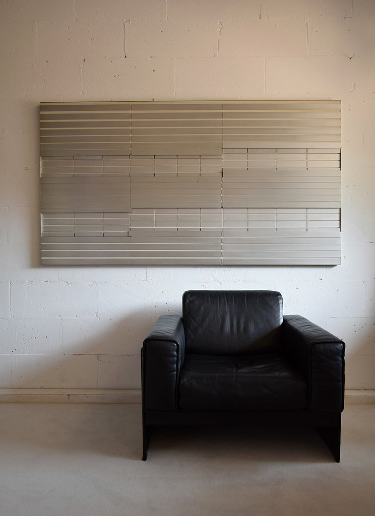 Unique Big Aluminium 1970 Wall Sculpture by Salvatore Messina - Decor