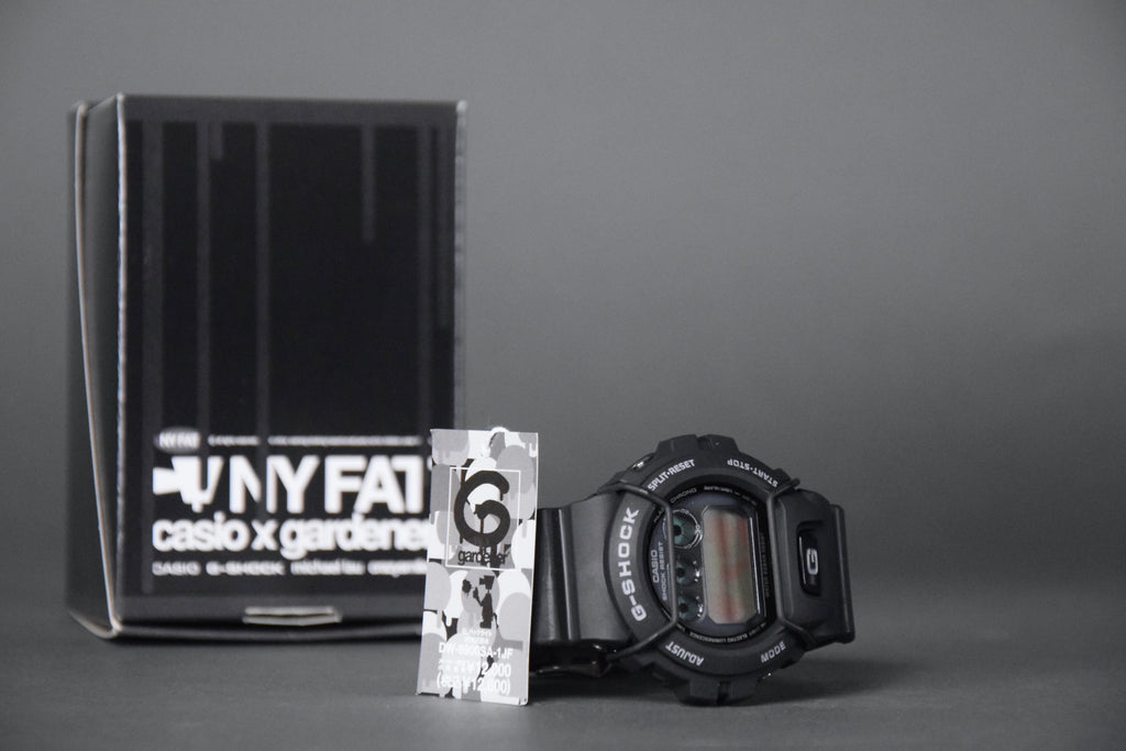 Unique Complete Mint Set of NYFat Casio G-Shock DW-6900SA-1JF 2005 - Art Toys