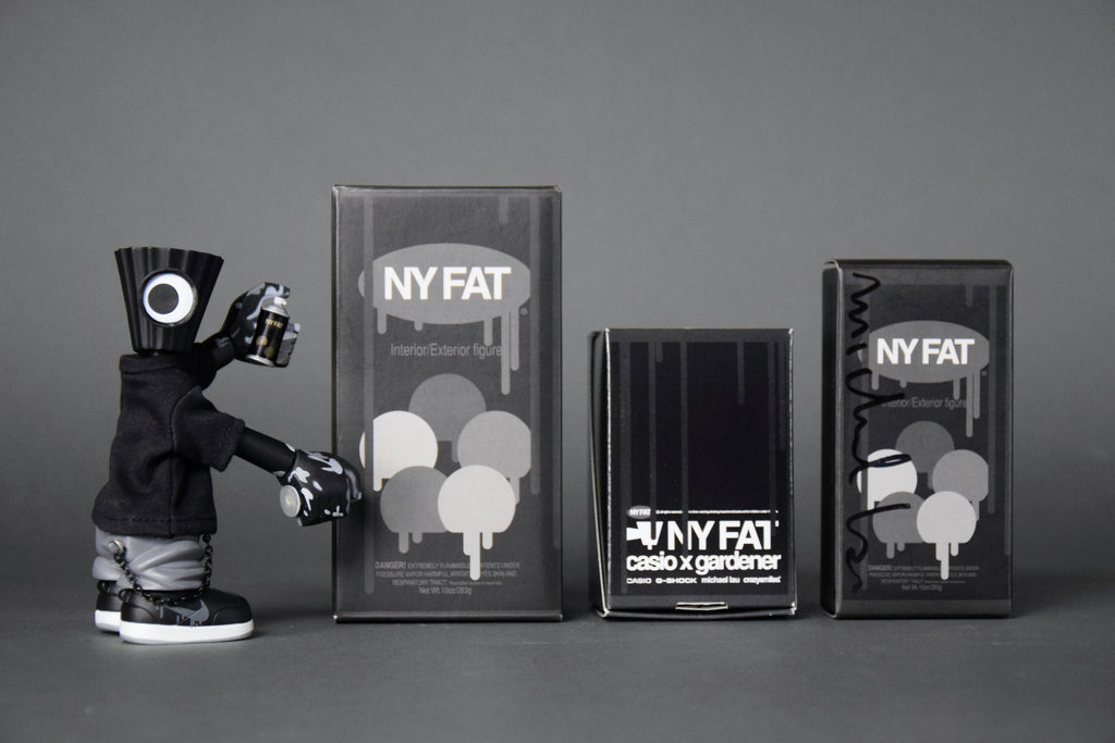 Unique Complete Mint Set of NYFat Casio G-Shock DW-6900SA-1JF 2005 - Art Toys