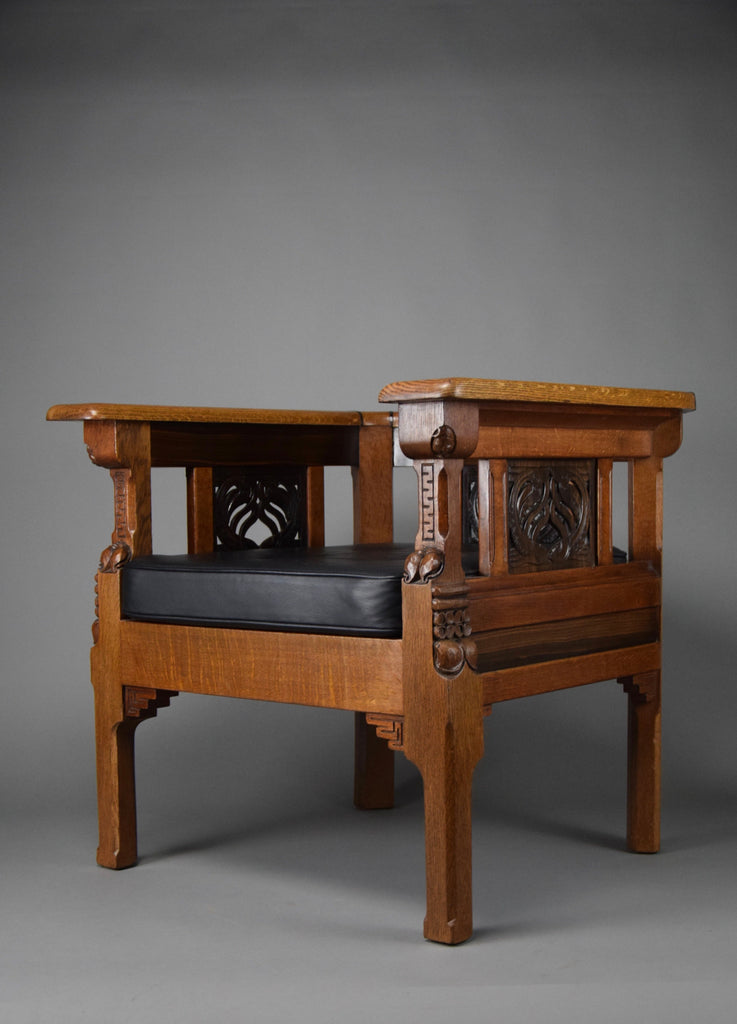Unique Hand Crafted Art Deco Armchair By Lion Cachet - Furniture