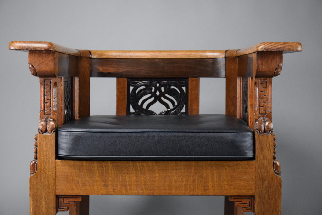 Unique Hand Crafted Art Deco Armchair By Lion Cachet - Furniture