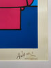 Valerio Adami signed lithograph printed by Euro Art Italy 1970 - Art