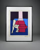 Valerio Adami signed lithograph printed by Euro Art Italy 1970 - Art