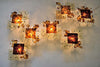 Venini Patchwork Hand Blown Wall Lamp by Toni Zuccheri - Lighting