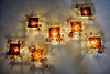 Venini Patchwork Hand Blown Wall Lamp by Toni Zuccheri - Lighting