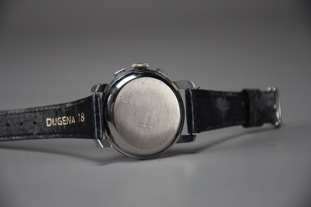 Vintage Swiss Made Tell Mechanical Chronograph - Watch