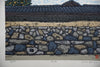Wall in Hagi traditional Japanese contemporary woodblock print. - Art