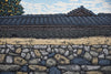 Wall in Hagi traditional Japanese contemporary woodblock print. - Art