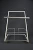 White 1960s Dutch modernist serving bar trolley - Furniture
