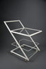 White 1960s Dutch modernist serving bar trolley - Furniture