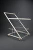White 1960s Dutch modernist serving bar trolley - Furniture