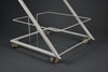 White 1960s Dutch modernist serving bar trolley - Furniture