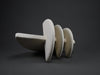 “XYZ4” by Alberto Cabiddu a harmonic dialogue in stone (1999) - Decor Sculpture