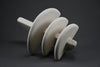“XYZ4” by Alberto Cabiddu a harmonic dialogue in stone (1999) - Decor Sculpture