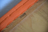 Yngve Ekström Orange and Brown Pine Two-Seat Bench - Furniture