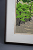 “Yōshō” (Light Reflection), Masao Ido original Japanese sōsaku-hanga woodblock print Kyoto 1992 - Art