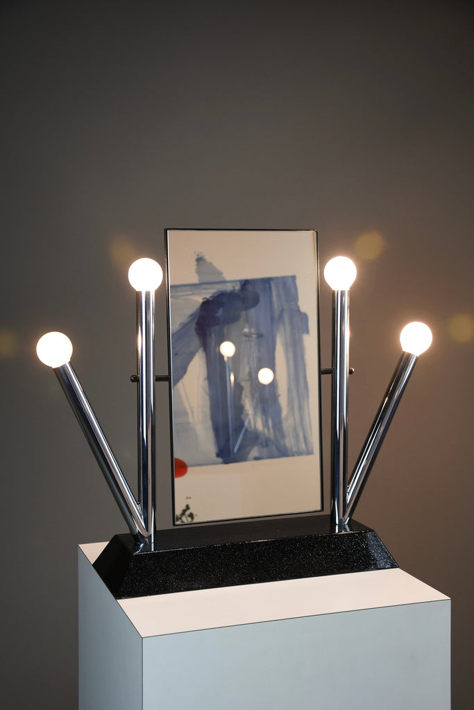 “Yukka” vanity mirror by Anna Anselmi for Bieffeplast Italy 1980 - Furniture