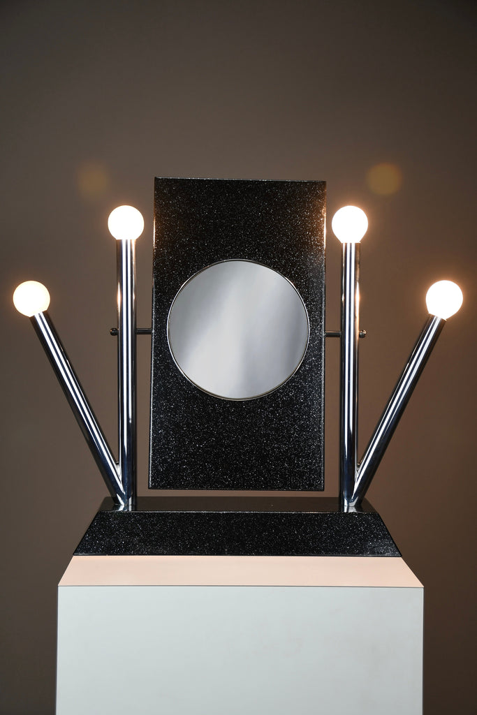 “Yukka” vanity mirror by Anna Anselmi for Bieffeplast Italy 1980 - Furniture